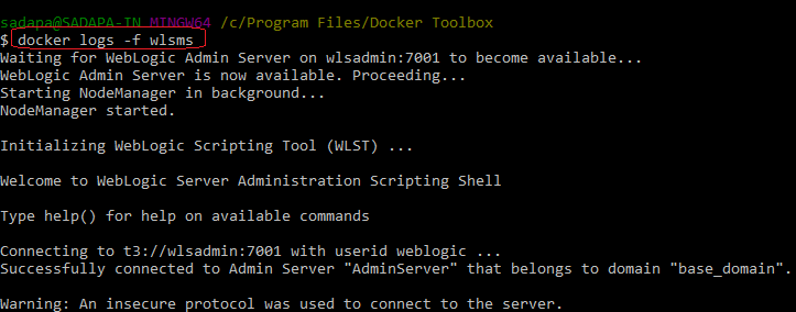 docker logs